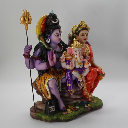 Shiva Family | Shiv Parivar Fiber Idol, Fiber Statue, Shiva Statue, Shiv Parivar
